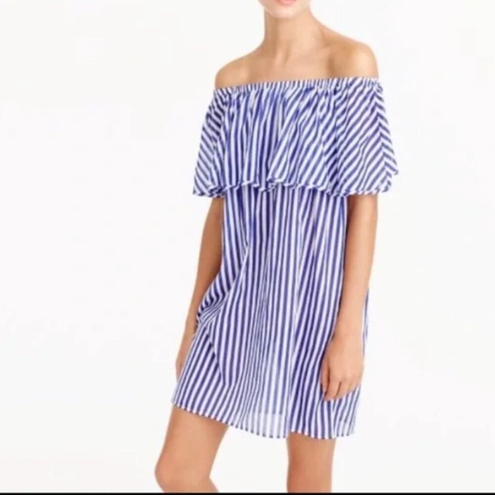 J CRE OFF THE SHOULDER BEACH COVER UP SIZE L